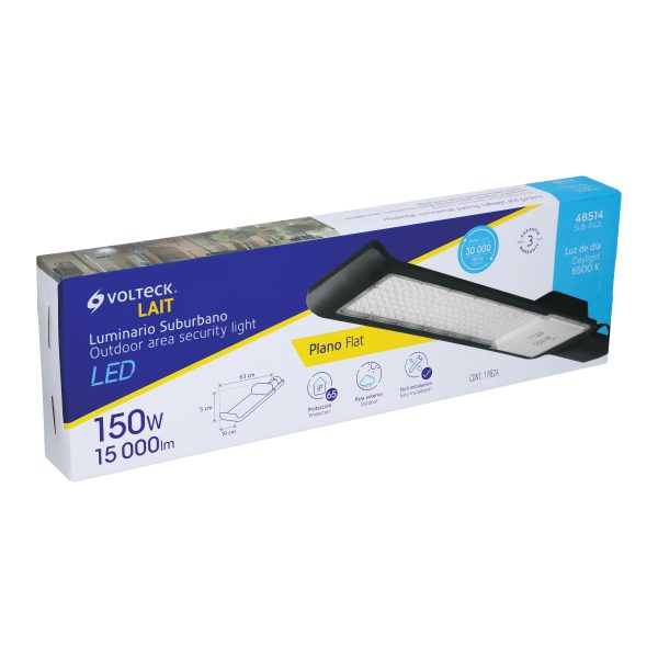 48514 - Luminario suburbano plano de LED 150 W alta intensidad