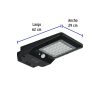 46956 - Luminario suburbano de LED 4 W con panel solar, Volteck