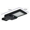 46959 - Luminario suburbano LED 40 W c/panel solar y control remoto