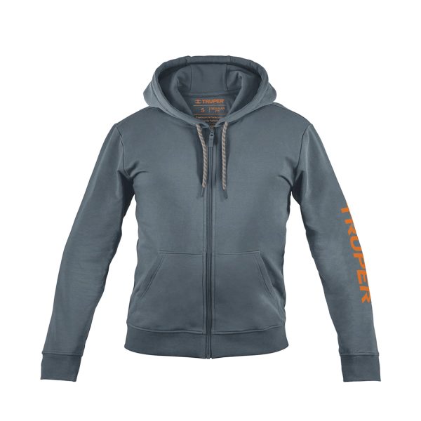 65031 - Sudadera gris para caballero, talla CH, Truper
