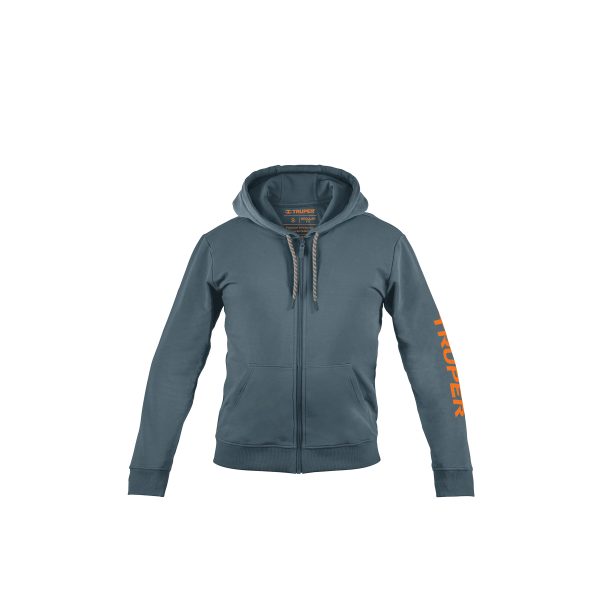 65033 - Sudadera gris para caballero, talla G, Truper