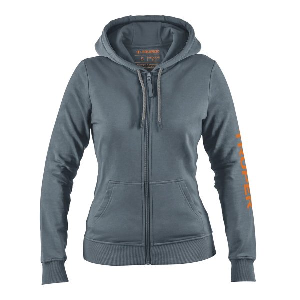 65035 - Sudadera gris para dama, talla CH, Truper