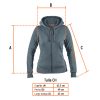 65035 - Sudadera gris para dama, talla CH, Truper
