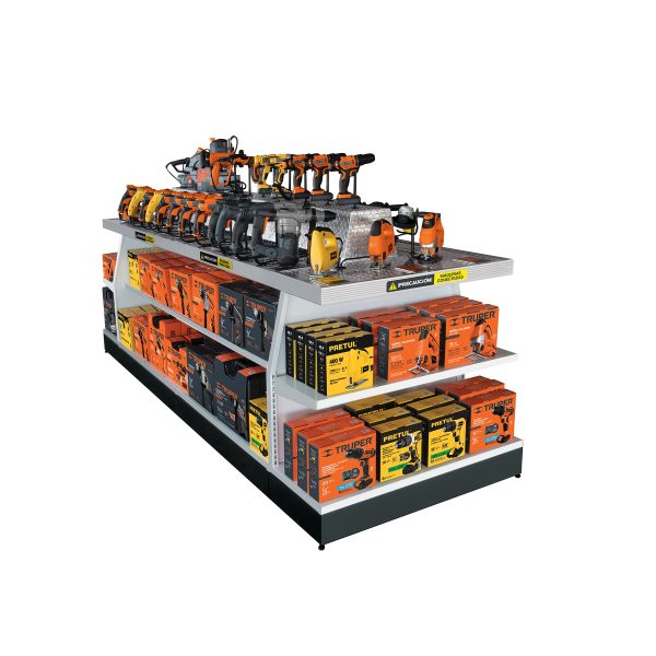 55894 - Mueble exhibidor con herramienta eléctrica