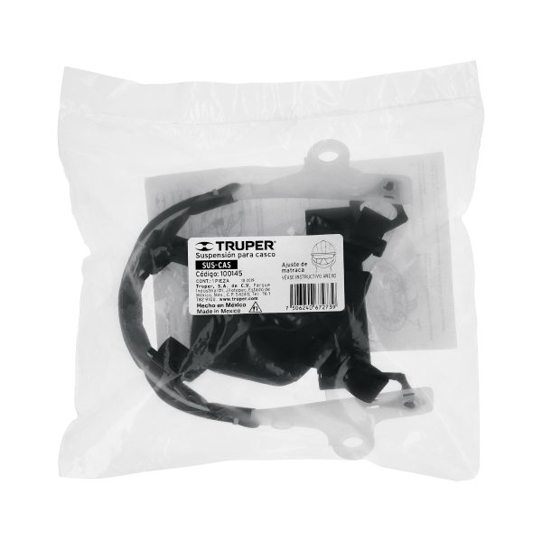 100145 - Suspensión para cascos, ajuste por matraca, Truper