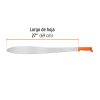 16141 - Machete Caguayano 27' cacha naranja inyectada, Truper