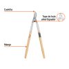 18380 - Tijera para ramas 70 cm, Classic, mgos de madera, TRUPER