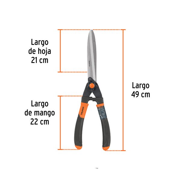 T-18FC2.jpg 18473 - Tijera para poda 49 cm, mgos Comfort Grip, TRUPER