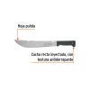 100655 - Machete rambo 12', cacha inyectada negra, TRUPER