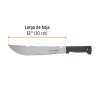 15870 - Machete rambo 12', cacha inyectada negra, con funda, TRUPER