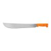 15884 - Machete estándar 16' cacha naranja remachada, Truper