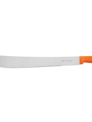 15892 - Machete estándar 18' cacha naranja remachada, en bolsa