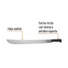 15868 - Machete estándar 24' cacha negra inyectada, Truper
