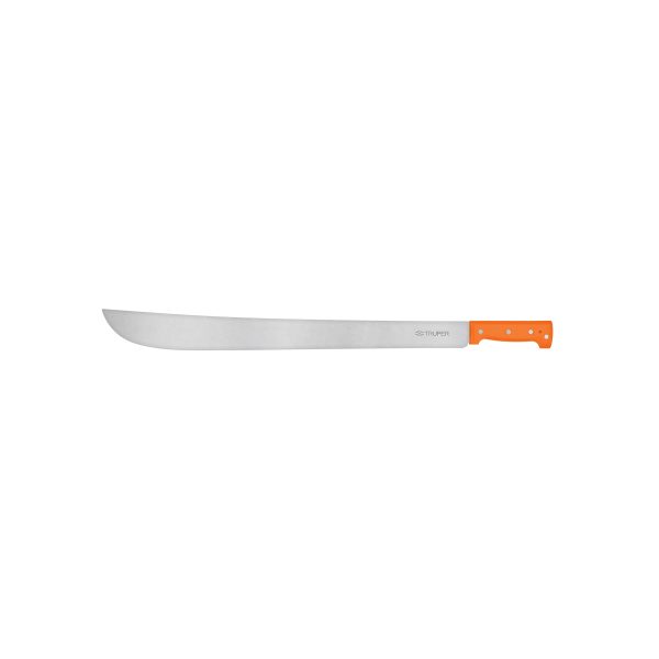 15888 - Machete estándar 24' cacha naranja remachada, Truper