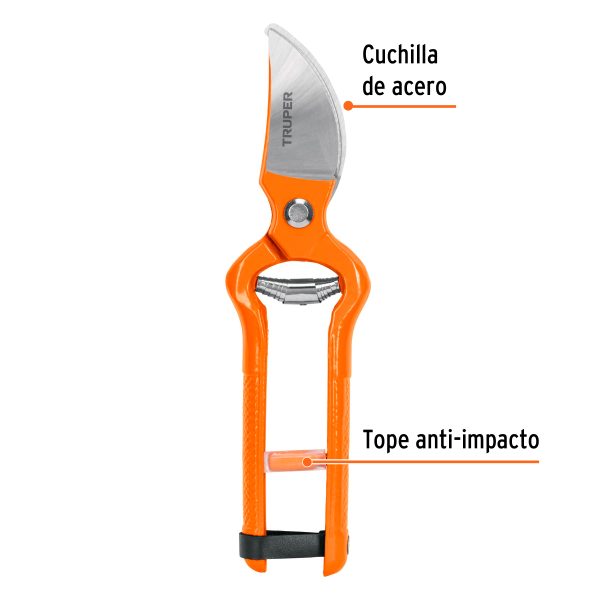 18545 - Tijera para poda 10' forjada cuchilla de paso, Truper