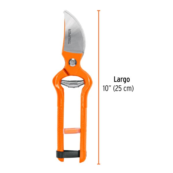 18545 - Tijera para poda 10' forjada cuchilla de paso, Truper