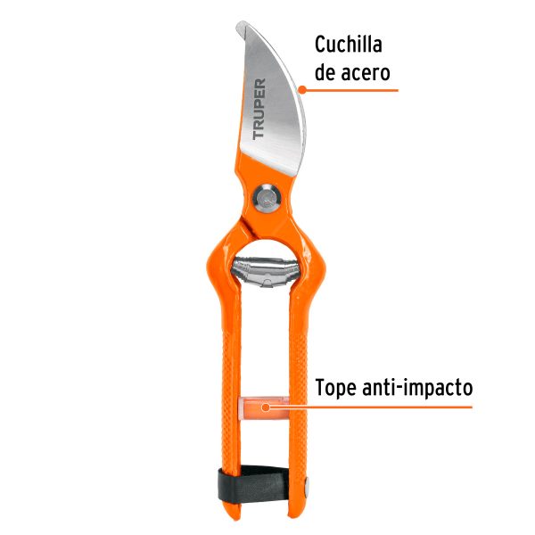 18542 - Tijera para poda 8' forjada cuchilla de paso, Truper