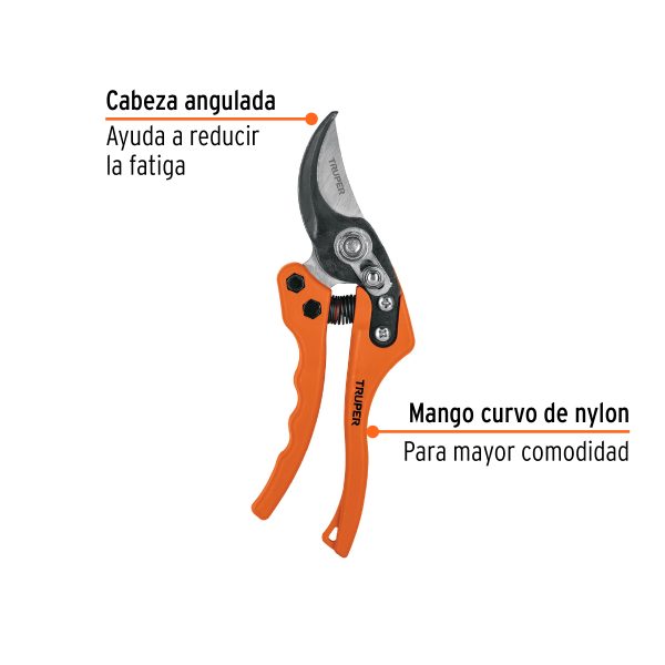 T-68FC1.jpg 18463 - Tijera para poda 8' de nylon con cuchillas acero SK5, Truper