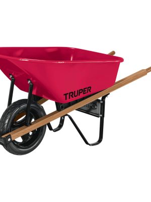 10910 - Carretilla 6 ft3 imponchable, bastidores madera, TRUPER