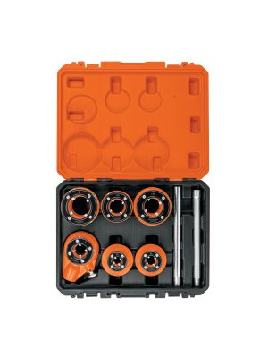 15721 - Juego de 7 tarrajas para tubo de 1/2' a 2', Truper Expert