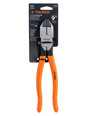 T201-9E1.jpg 17305 - Pinza para electricista 9' uso rudo, mango PVC, Truper