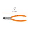 12353 - Pinza de corte diagonal 8' mango de PVC, Truper