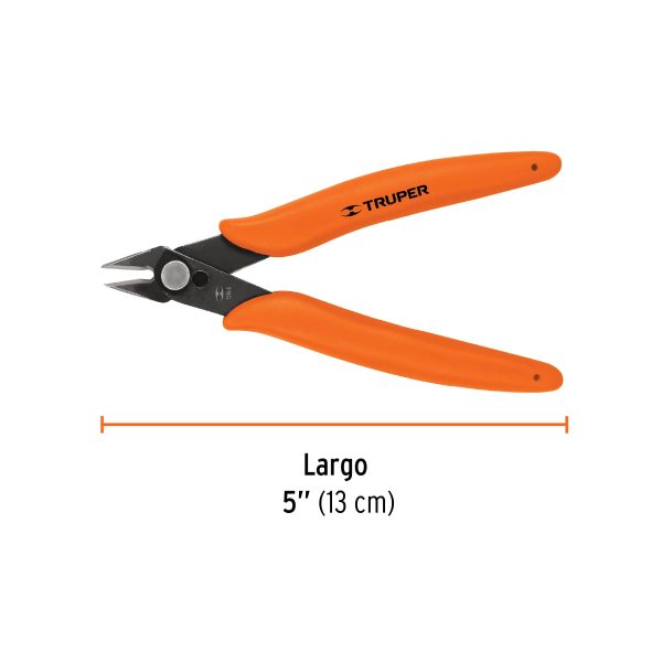 17314 - Pinza 5' de corte para electrónica, Truper