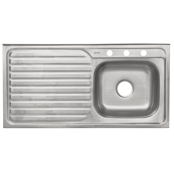 49170 - Tarja de sobreponer 100 x 50 cm tina derecha, FOSET