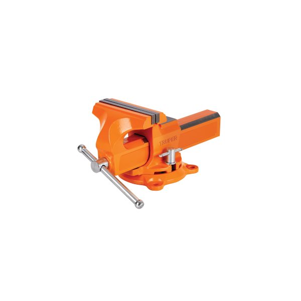 100241 - Tornillo de banco 6' tipo europeo de hierro nodular, Truper