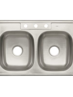 49174 - Tarja de empotrar 84 x 56 cm doble tina, FOSET