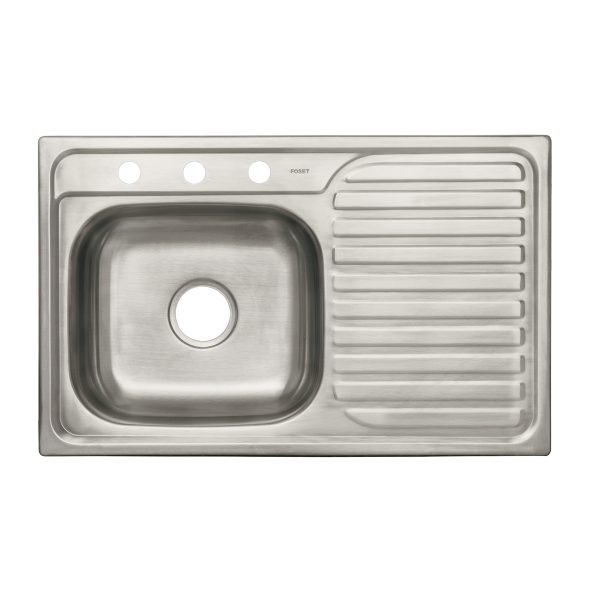 49165 - Tarja de sobreponer 80 x 50 cm tina izquierda, FOSET