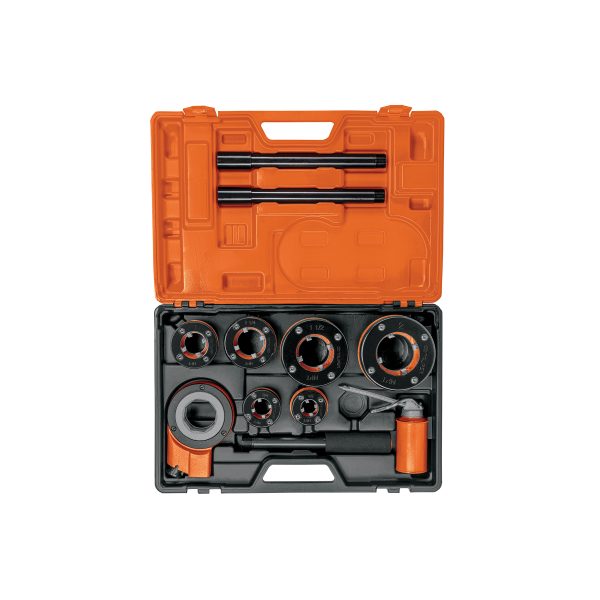 13071 - Juego de 9 tarrajas para tubo de 1/2' a 2', Truper