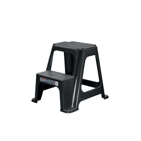 103020 - Taburete ligero de plástico, 2 peldaños