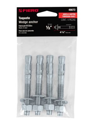 TAE-1-2A3E1.jpg 46672 - Bolsa con 4 taquetes arpón 1/2' x 4-1/4', Fiero