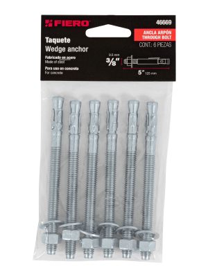 TAE-3-8A6E1.jpg 46669 - Bolsa con 6 taquetes arpón 3/8' x 5', Fiero