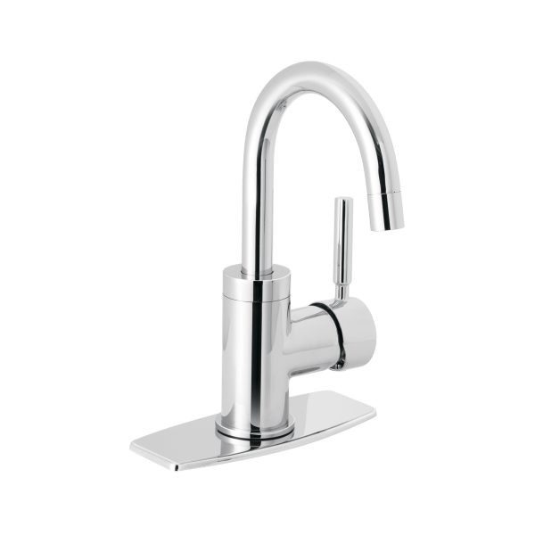 46762 - Monomando corto para lavabo, cromo, Foset Tubig