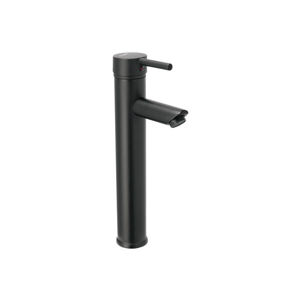 47795 - Monomando alto negro para lavabo, Foset Tubig
