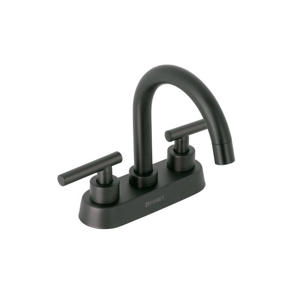 46752 - Mezcladora p/lavabo,bar,manerales palanca,negro mate,Tubig