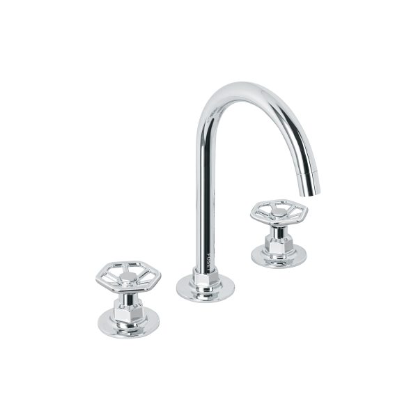 46759 - Mezcladora p/lavabo,taladros separados,redondos,cromo,Tubig