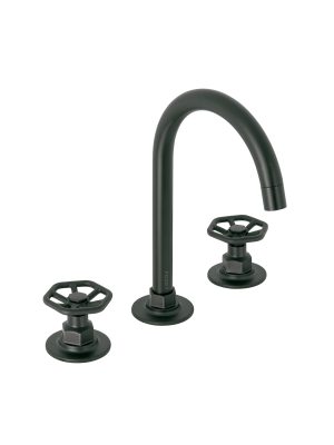 46761 - Mezcladora p/lavabo,taladros separados,redondos,negro,Tubig