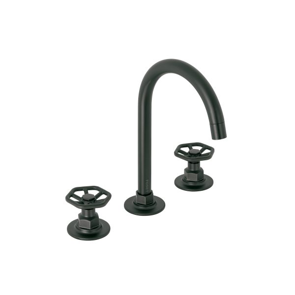 46761 - Mezcladora p/lavabo,taladros separados,redondos,negro,Tubig