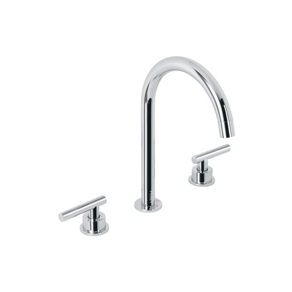 46756 - Mezcladora p/lavabo,taladros separados,palanca,cromo,Tubig