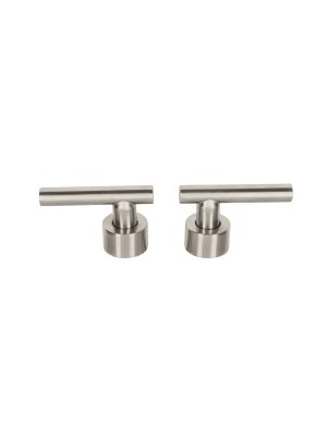 46867 - Juego de 2 manerales para mezcladora, palanca, satín, Tubig