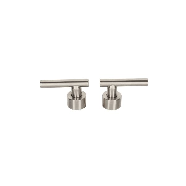 46867 - Juego de 2 manerales para mezcladora, palanca, satín, Tubig