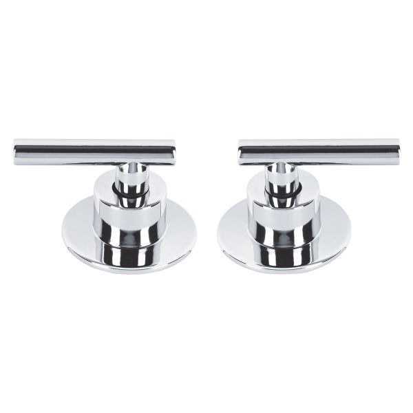 46875 - Juego de 2 manerales para regadera, palanca, cromo, Tubig