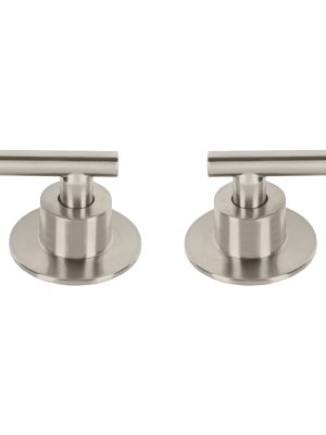 46876 - Juego de 2 manerales para regadera, palanca, satín, Tubig