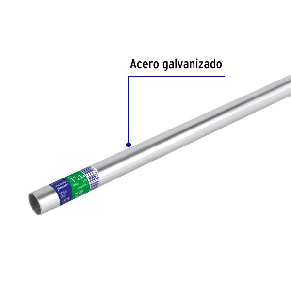 47773 - Tubo Conduit 1' pared delgada (1.6 mm), et. verde, 3 m