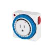 46996 - Mini Temporizador analógico 1 evento, intervalos de 15 min.