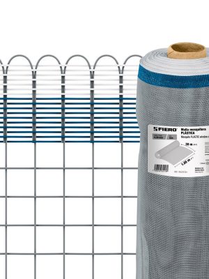 44960 - Rollo de 30 m x 1.05 m de malla mosquitera plástica gris