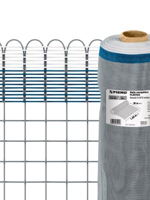 44961 - Rollo de 30 m x 1.2 m de malla mosquitera plástica gris